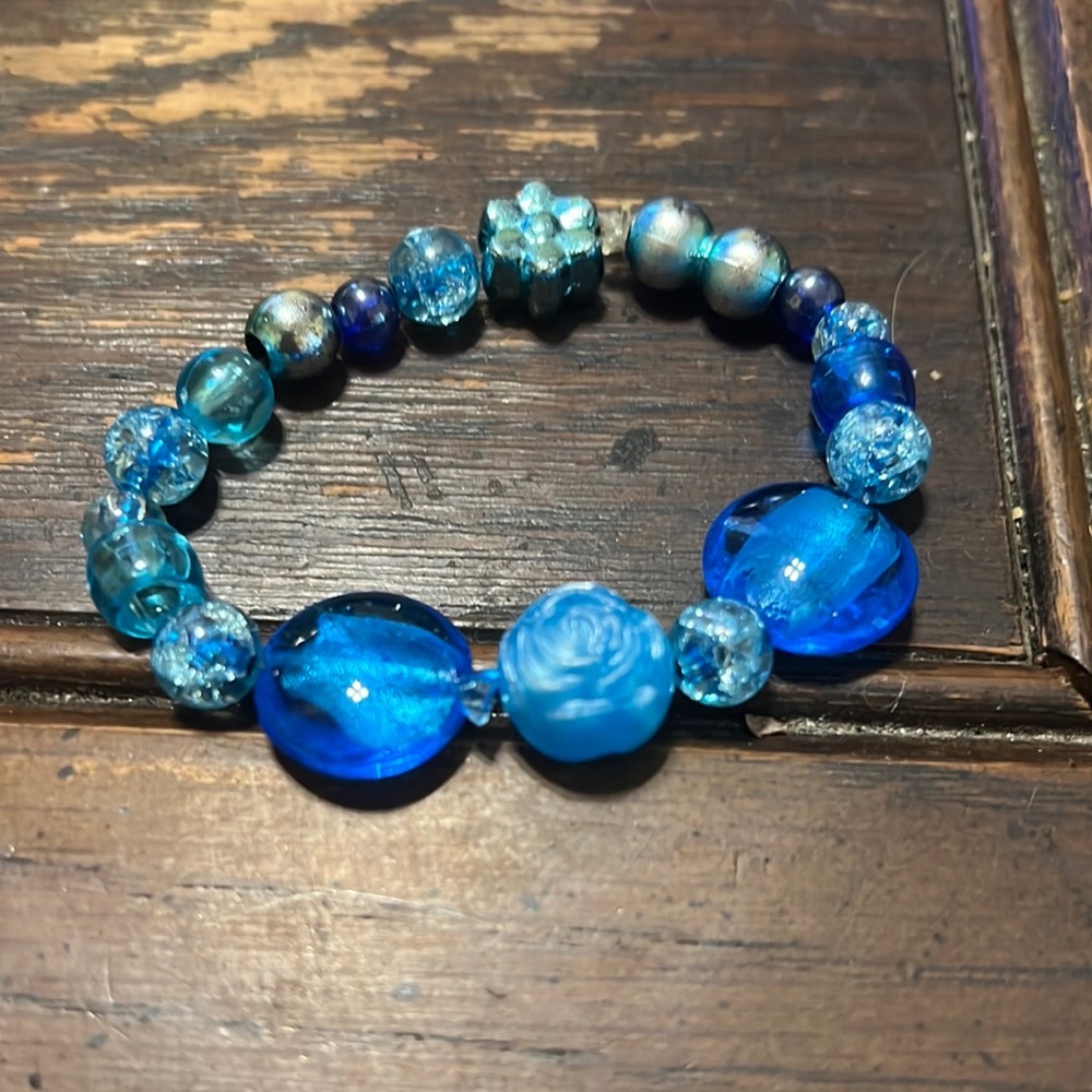 Blue bracelet